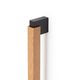 Greep DUO BIG BA480-960 L1016 hout / aluminium zwart / eik